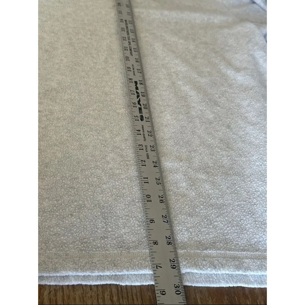 Soft Surroundings Natural Cuddle Pullover Henley Sweater Womens Medium Grey